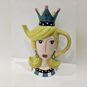 Gotie Winston porter 20 oz porcelain teapot.